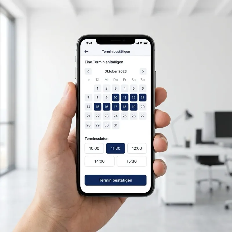 Arztpraxis Website Features - Terminbuchung, Team-Fotos und Leistungen