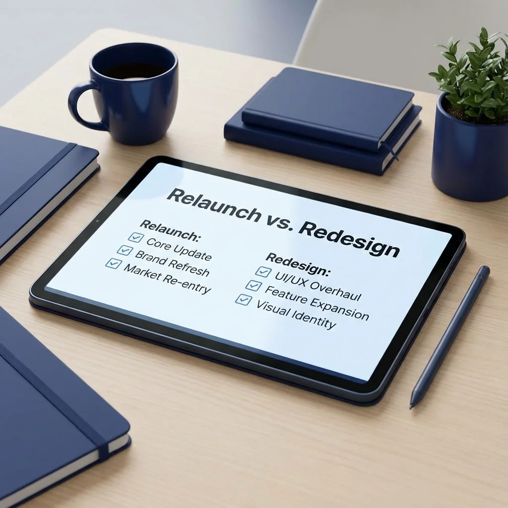 Relaunch Checkliste - Wann Redesign, wann kompletter Neubau